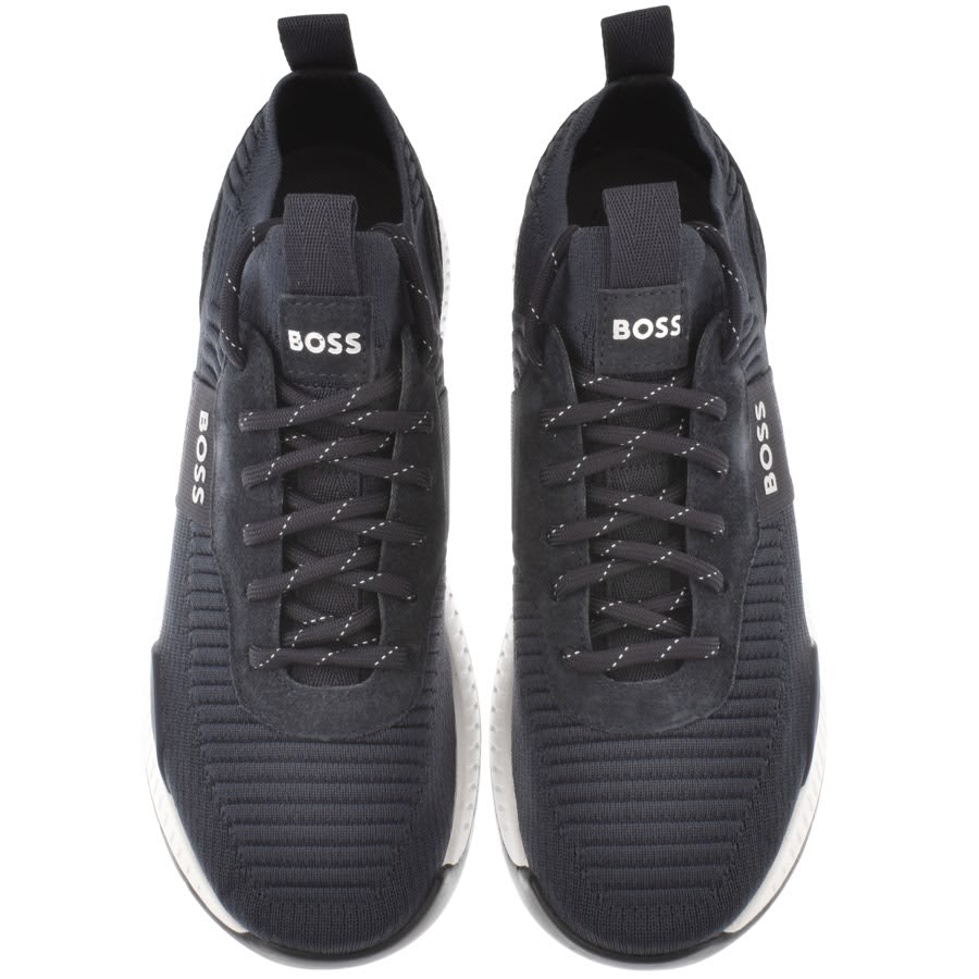 Boss titanium runner mesh trainers online